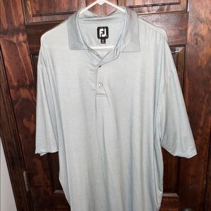 FootJoy Men's Polo Shirt in Soft Gray